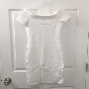 NWOT - Off White Forever 21 Fitted Mini Dress